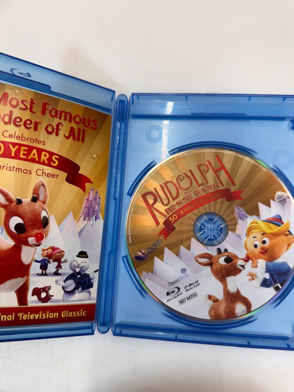 Rudolph the Red-Nosed Reindeer 50th Anniversary [Blu-ray DVD] Disc Tested - Picture 4 of 4
